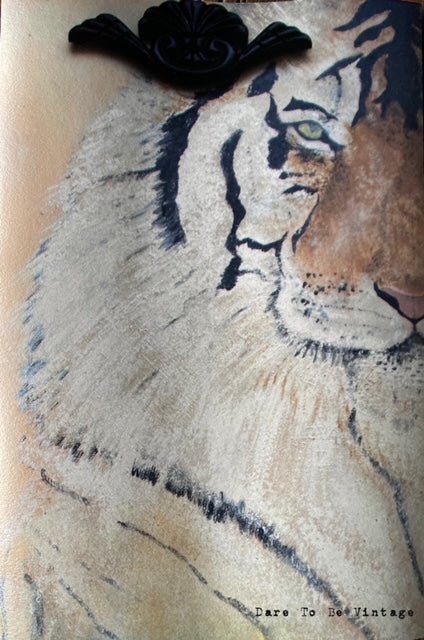 'The Eye Of The Tiger ' Fine Art Print 8 X 12
